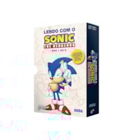 BOX: LENDO COM O SONIC - THE HEDGEHOG (VOL. 1 AO 6):  ACOMPANHA MARCADORES PERSONALIZADOS E PÔSTER